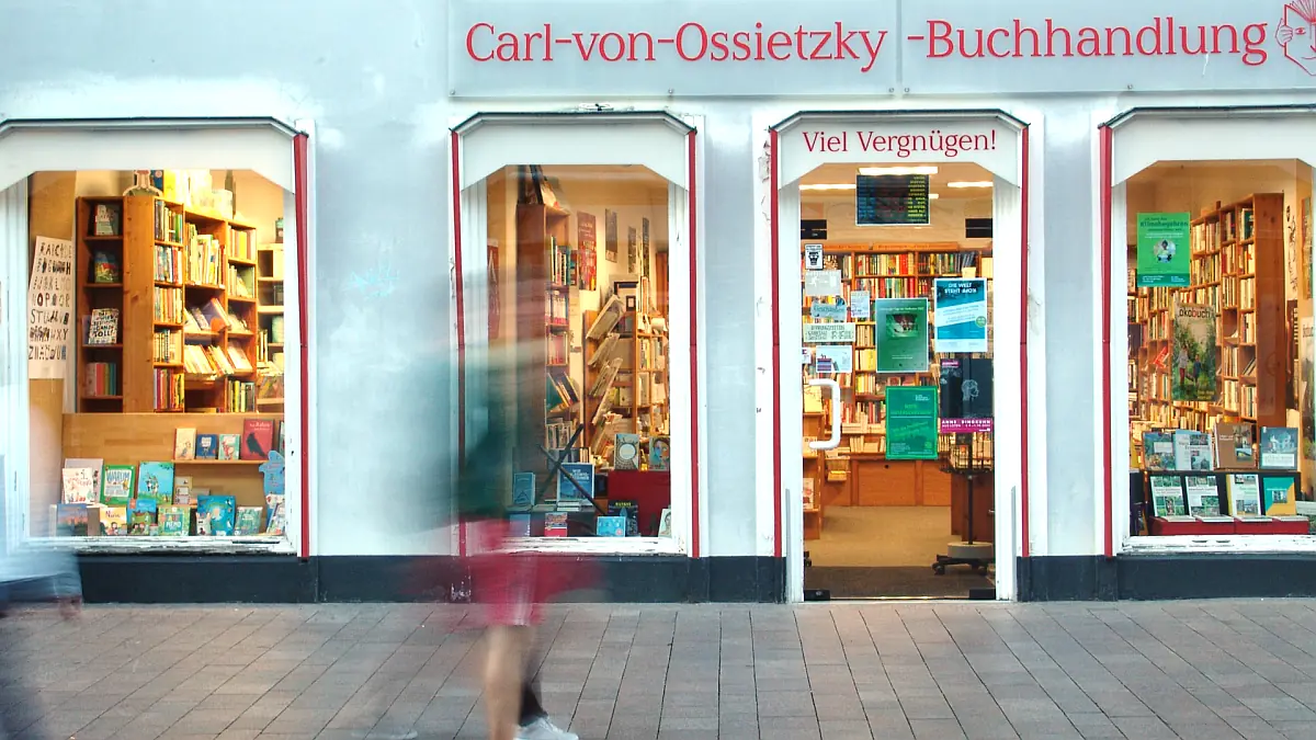 Buchhandlung Flensburg zwischen Holm und Nordermarkt/Norderstraße